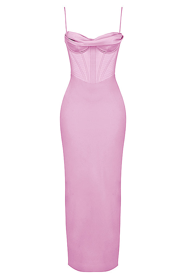 Naomi - Glamouröses Korsett Maxi Kleid Abend