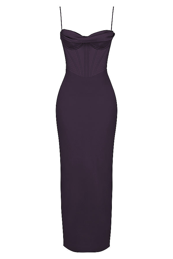 Naomi - Glamouröses Korsett Maxi Kleid Abend