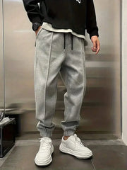 Tom | Komfortable Herren Jogginghose sportlich chic – Grau