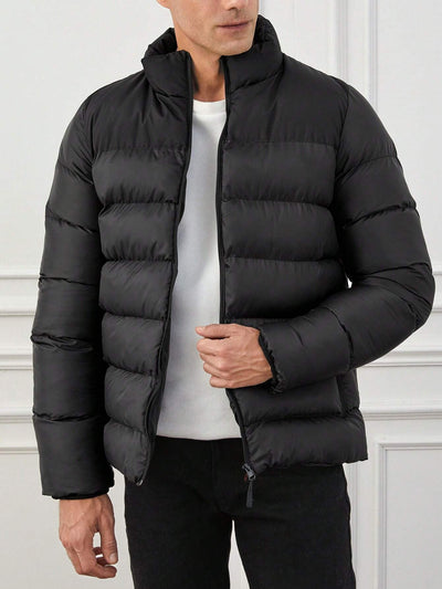 Steppjacke mit Reißverschluss | Hoher Kragen | Warm und Leicht