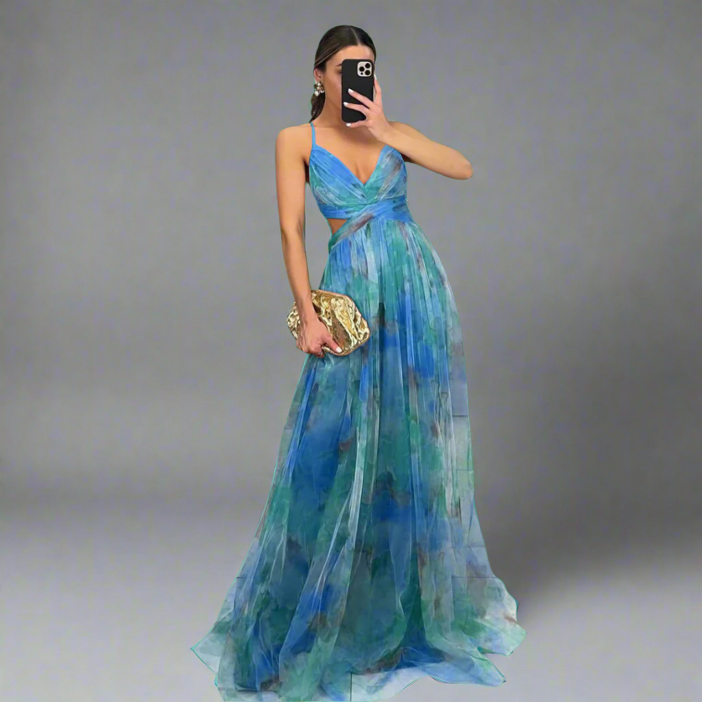 Valtruda | Luftiges Maxikleid mit Wow-Effekt