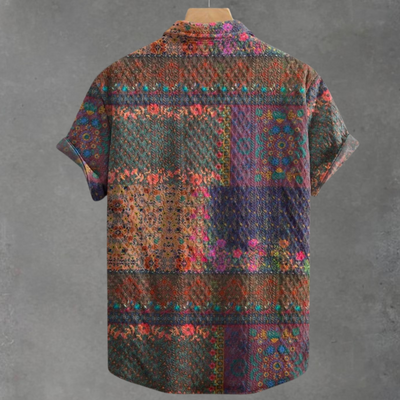 Dustin Casual Vintage-Jacquard-Hemd