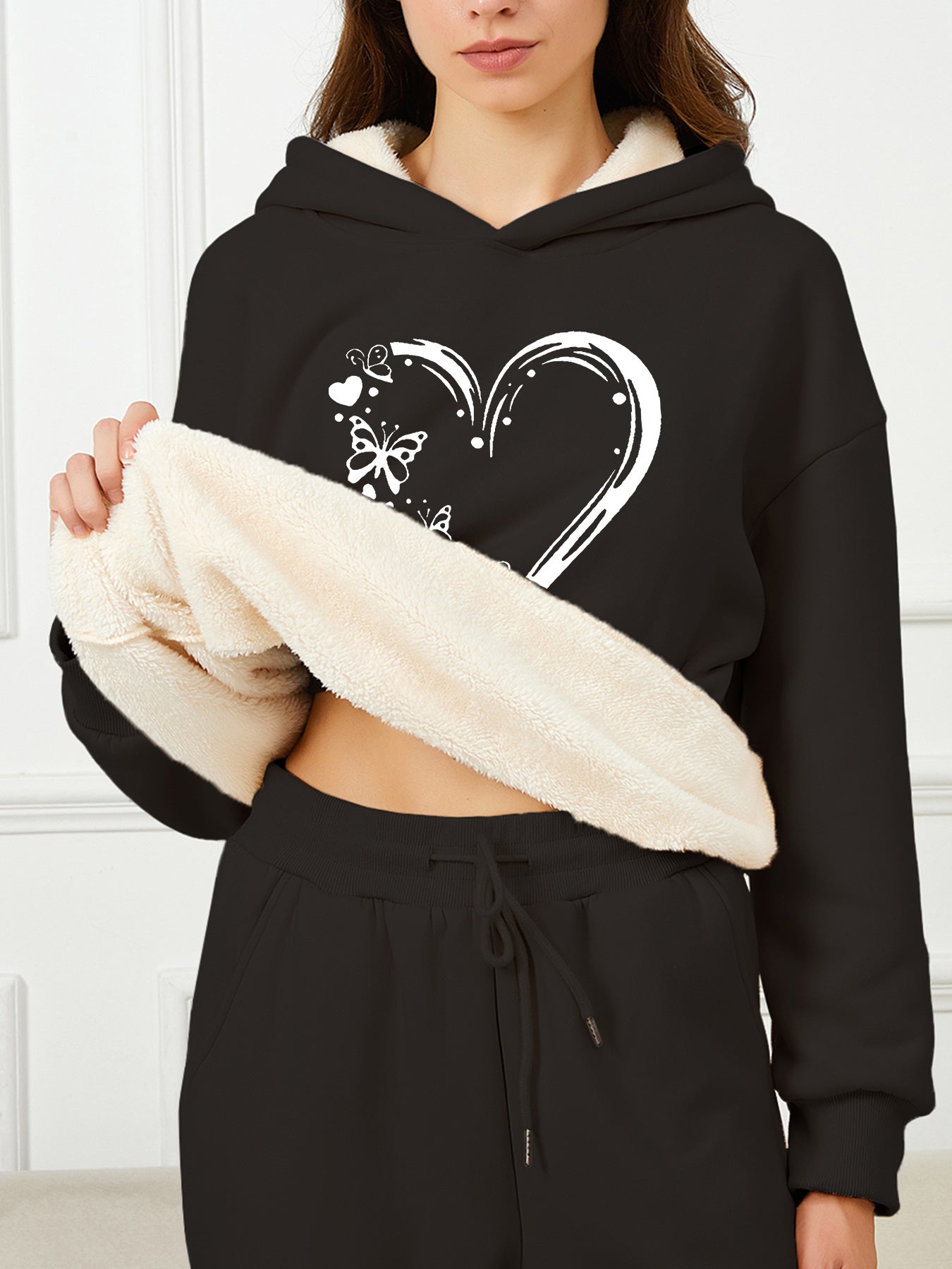 Heart Stilvolle Pullover Hoodie