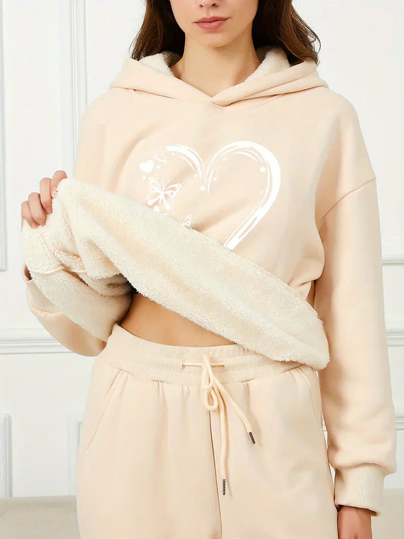 Heart Stilvolle Pullover Hoodie