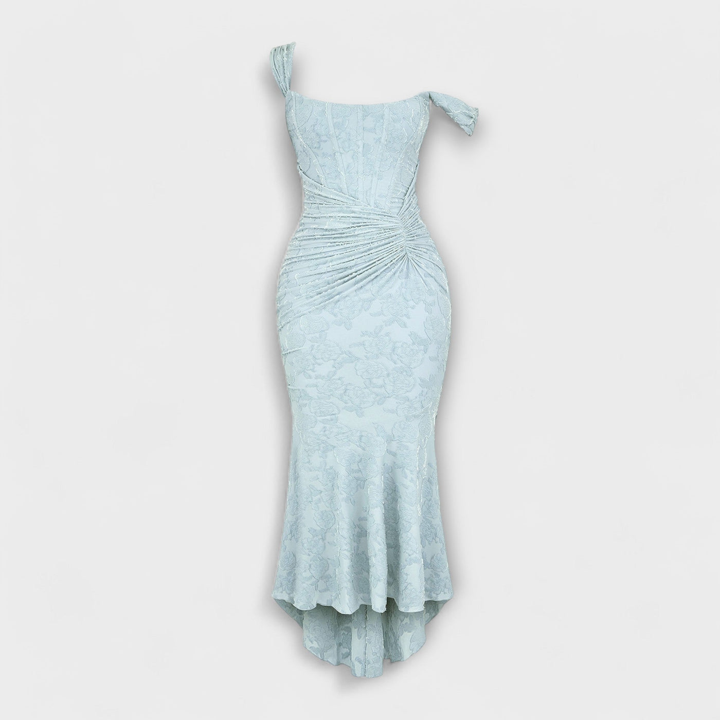 Renske - Langes Kleid mit Eleganten und Raffinierten Korsett