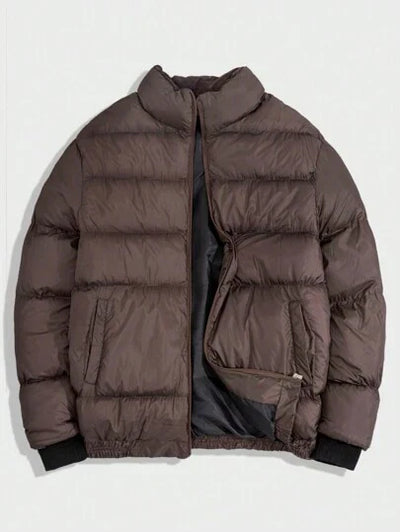 Steppjacke mit Reißverschluss | Hoher Kragen | Warm und Leicht