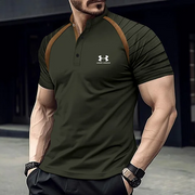 2025 Kurzarm-Sportshirt für Herren – Grün