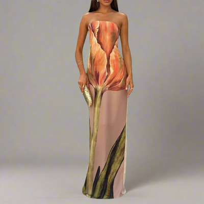 Judith | Glänzendes Kleid aus Premiumstoff