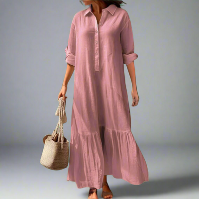 Athelia | Elegantes Frühlings-Hemdkleid aus leichtem Premiumstoff