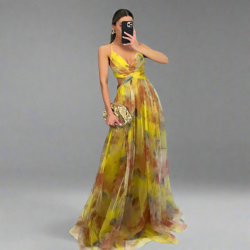 Valtruda | Luftiges Maxikleid mit Wow-Effekt