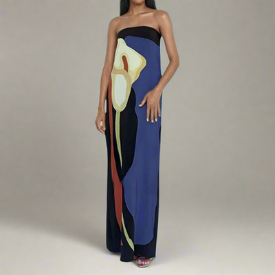 Judith | Glänzendes Kleid aus Premiumstoff