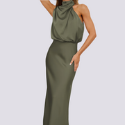 Chrissy - Schickes Cocktailkleid für Damen – Grün