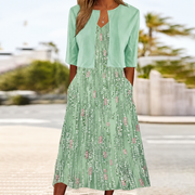 Colette - Stilvolles und elegantes Kleid – Grün