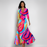 Emilia - Modisches Enges Kleid – Rosa