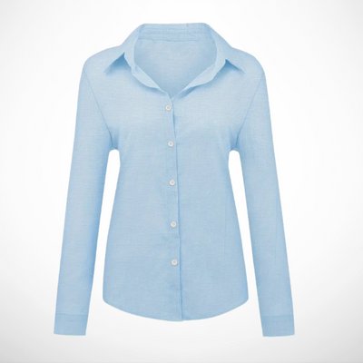 Bluse aus Leinen | Umlegekragen | Luftig & Zeitlos