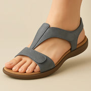 Herren-Sandalen mit erhöhtem Absatz – Grau