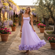 Blaine - Elegantes Kleid mit sanftem Farbverlauf – Lila