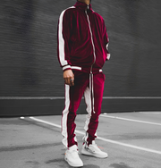 Antonio - Lockeres Sport-Set für Herren – Rot