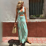 Narine - Stilvolles Boho-Kleid – Blau
