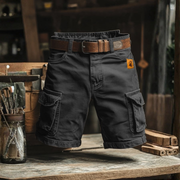 Jonard | Robuste Herren-Shorts mit praktischen Cargo-Taschen – Schwarz