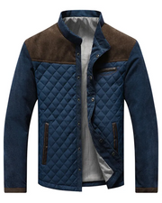 Herren Jacke mit langen Ärmeln, Taschen und Knöpfen – Braun