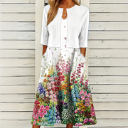 Colette - Stilvolles und elegantes Kleid – Weiß
