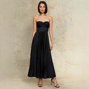 Alenya - Stilvolles Tube-Top-Kleid – Schwarz