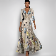 Emilia - Modisches Enges Kleid – Beige