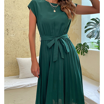 Anaiah - Schönes plissiertes Kleid für Frauen