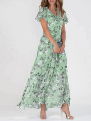 Fleur™ - Stilvolle Kleid mit korrigierendem Effekt – Grün