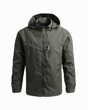 Oskar | Alpine Jacke in edler Passform für Herren – Armeegrün