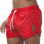 Halden - Schnelltrocknende Badeshorts – Rot