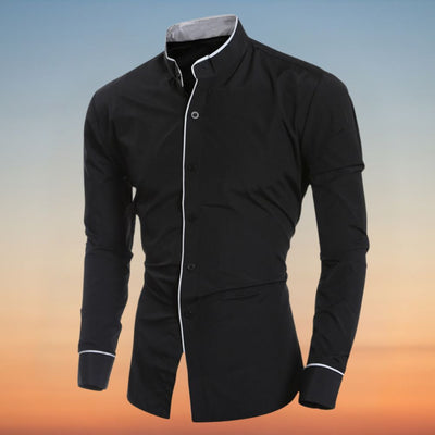 Alwin Hemd mit Stehkragen