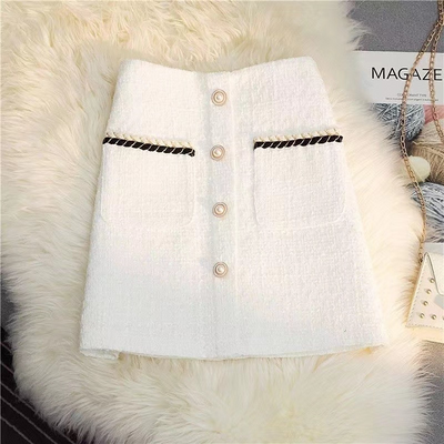 Dorothea - Hochtaillierter A-Linien-Tweedrock