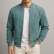 KALTBERG | WILDLEDERJACKE FÜR HERREN – Blau