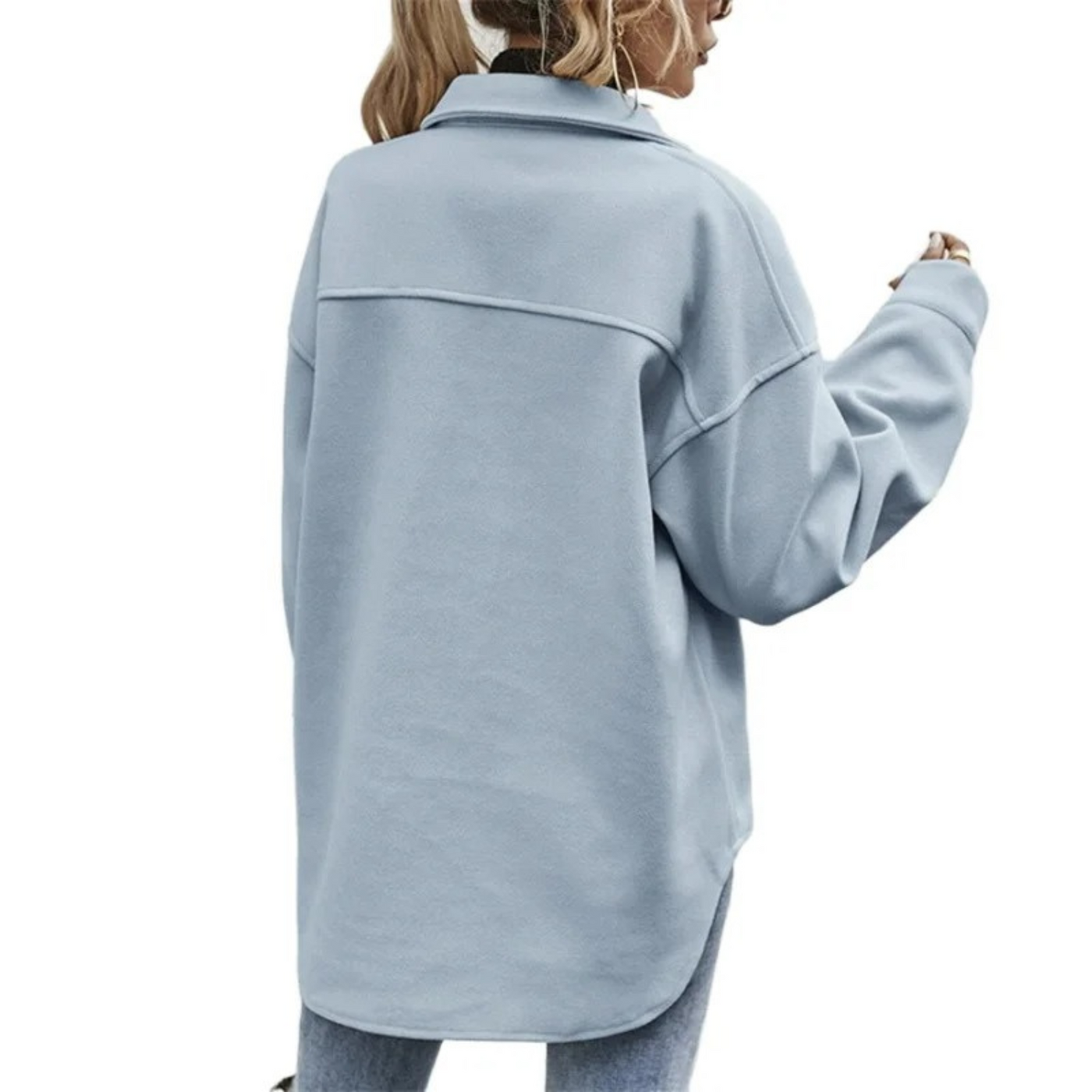 Kurzgeschnittene Hemdjacke für Frauen