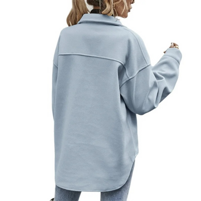 Kurzgeschnittene Hemdjacke für Frauen