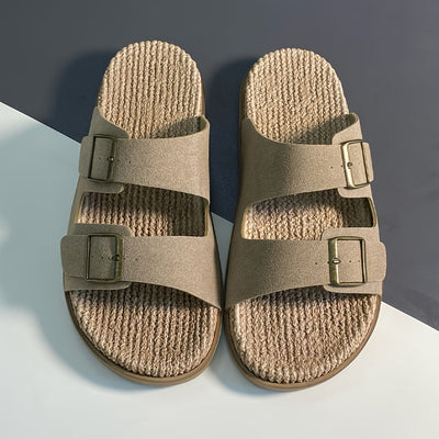Stylische Herren Sommer-Slipper mit verstellbaren Riemen - GripStep