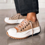 Orthopädische Damenschuhe mit Fußgewölbestütze – Beige