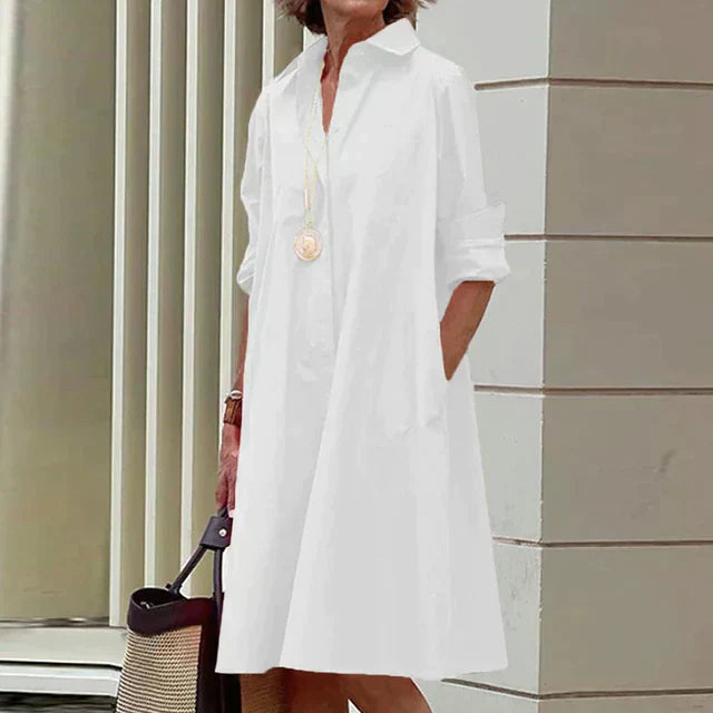 Allison - vintage langarmkleid