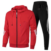 Kenelm - Soft-Touch-Trainingsanzug – Rot