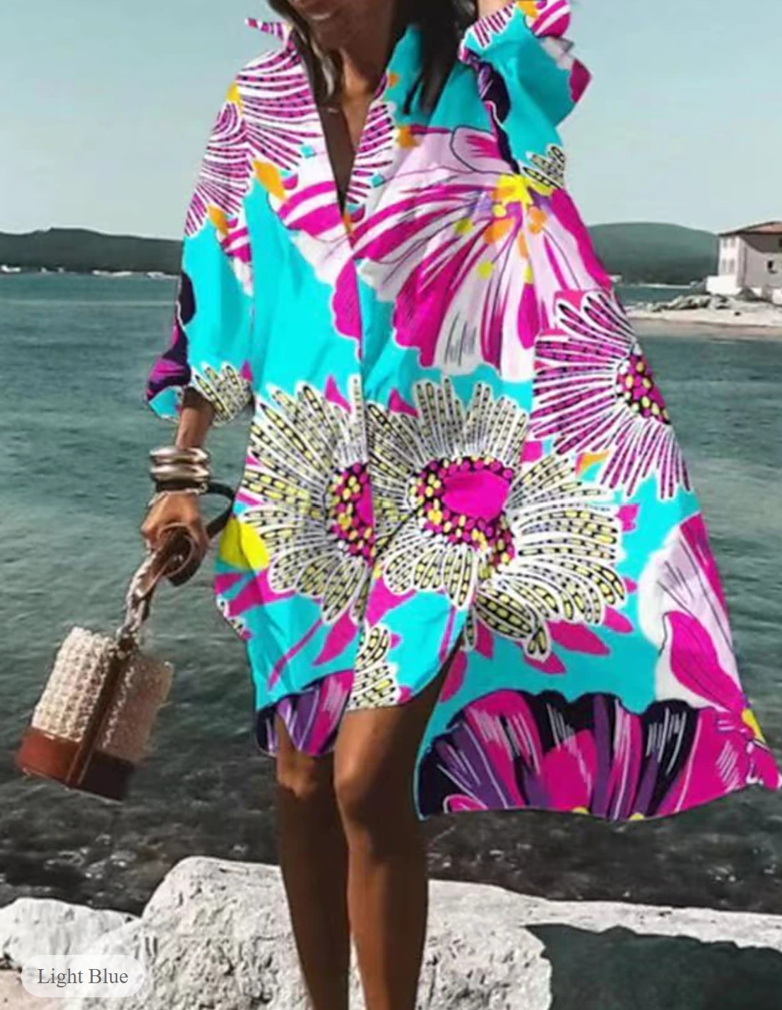 Lara - buntes sommerfreizeitkleid