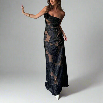 Hedda | Premium Maxikleid mit Blumenmuster