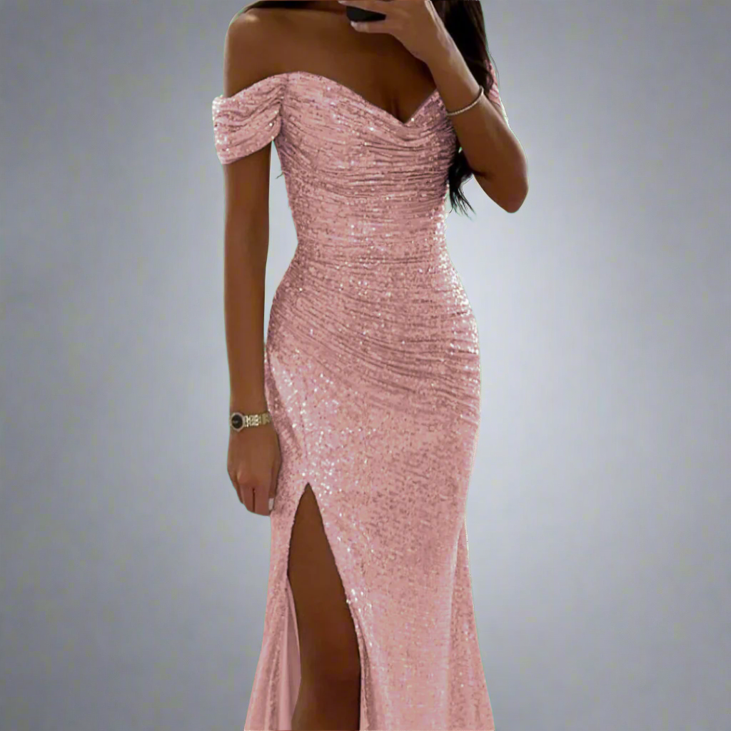 Zenobia | Glitzerndes Kleid mit premium Stoff für unvergessliche Nächte