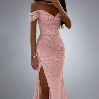 Zenobia | Glitzerndes Kleid mit premium Stoff für unvergessliche Nächte