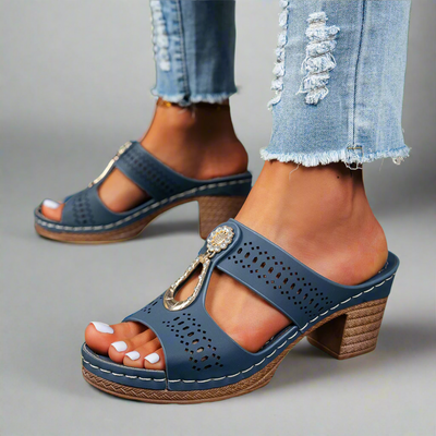 Albrechtine | Orthopädische Sandalen mit Strass-Komfort