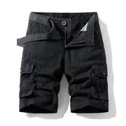 Sommerfeld | Lässige Baumwoll Camouflage Herren Shorts (1 kaufen, 1 GRATIS dazu) – Schwarz