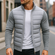 Britta | Komfortable Fleecejacke Herren Premium-Design – Hellgrau