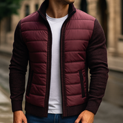 Britta | Komfortable Fleecejacke Herren Premium-Design – Burgunderrot