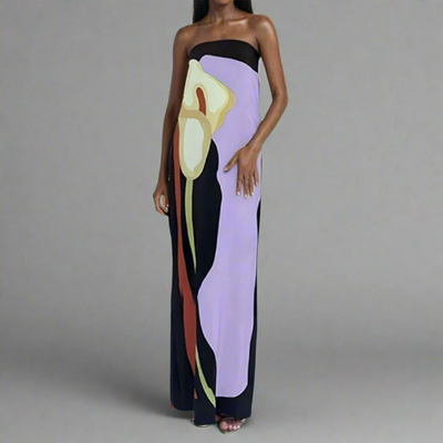 Judith | Glänzendes Kleid aus Premiumstoff